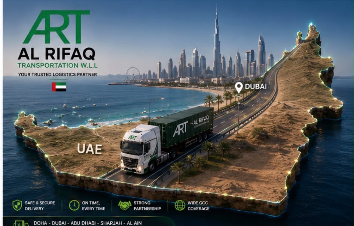 AL RIFAQ transportation routes across the UAE